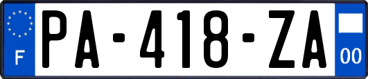 PA-418-ZA