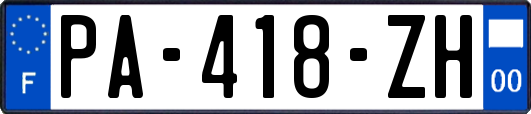 PA-418-ZH
