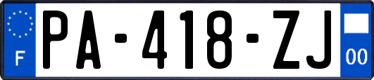 PA-418-ZJ