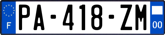 PA-418-ZM