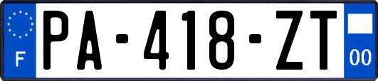 PA-418-ZT