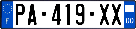 PA-419-XX