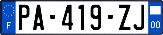 PA-419-ZJ
