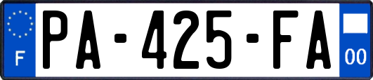 PA-425-FA