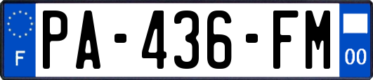 PA-436-FM