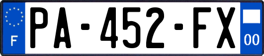 PA-452-FX