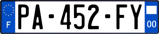 PA-452-FY