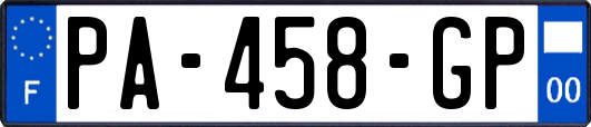 PA-458-GP