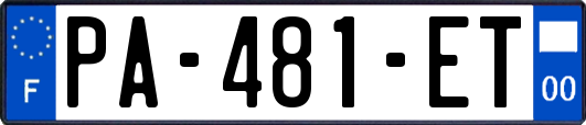 PA-481-ET