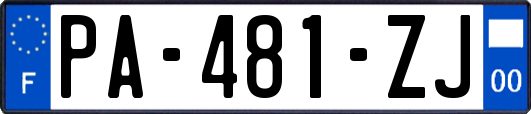 PA-481-ZJ