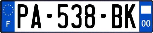 PA-538-BK