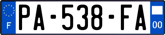 PA-538-FA