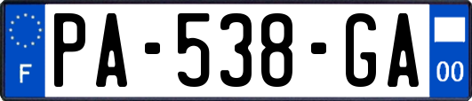 PA-538-GA