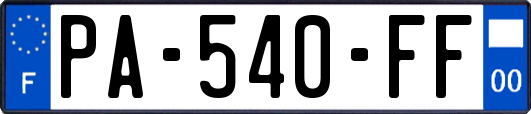 PA-540-FF