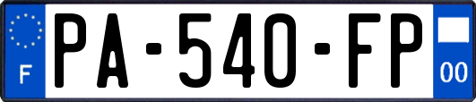 PA-540-FP