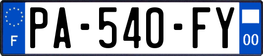 PA-540-FY