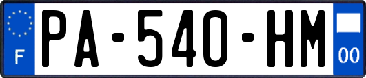 PA-540-HM