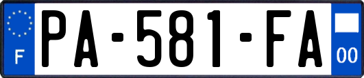 PA-581-FA