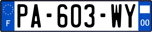 PA-603-WY