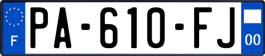 PA-610-FJ
