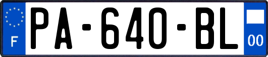 PA-640-BL