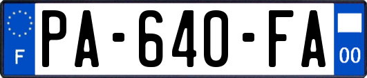 PA-640-FA