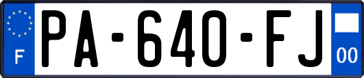 PA-640-FJ