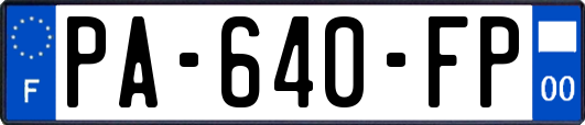 PA-640-FP