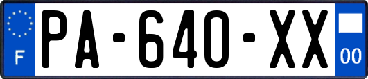 PA-640-XX