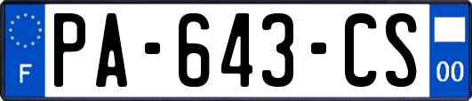 PA-643-CS