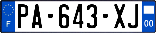 PA-643-XJ