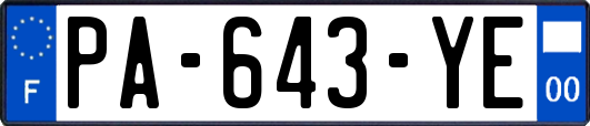 PA-643-YE