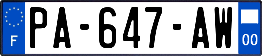 PA-647-AW