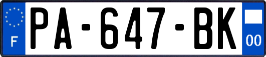 PA-647-BK