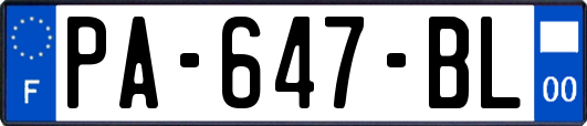 PA-647-BL