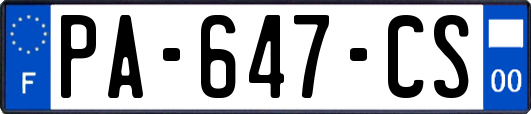 PA-647-CS