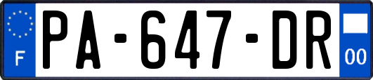 PA-647-DR
