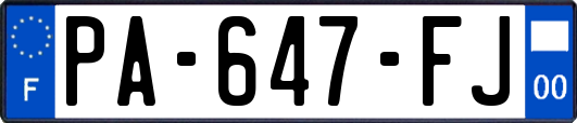 PA-647-FJ