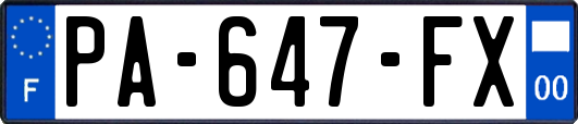 PA-647-FX
