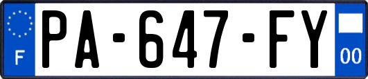 PA-647-FY