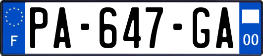 PA-647-GA