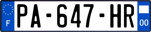 PA-647-HR