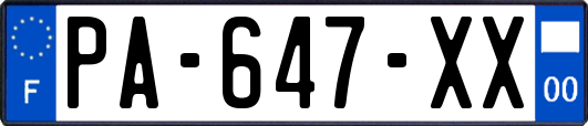 PA-647-XX