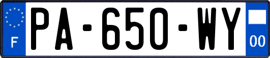 PA-650-WY
