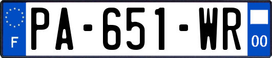 PA-651-WR