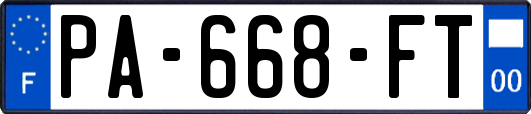 PA-668-FT