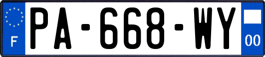 PA-668-WY