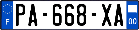 PA-668-XA