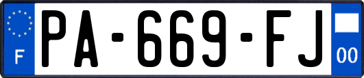 PA-669-FJ