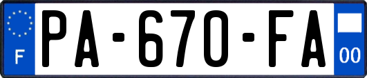 PA-670-FA